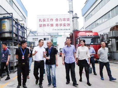 麗水市中青班、開發區環保局及經發局領導蒞臨我司調研指導